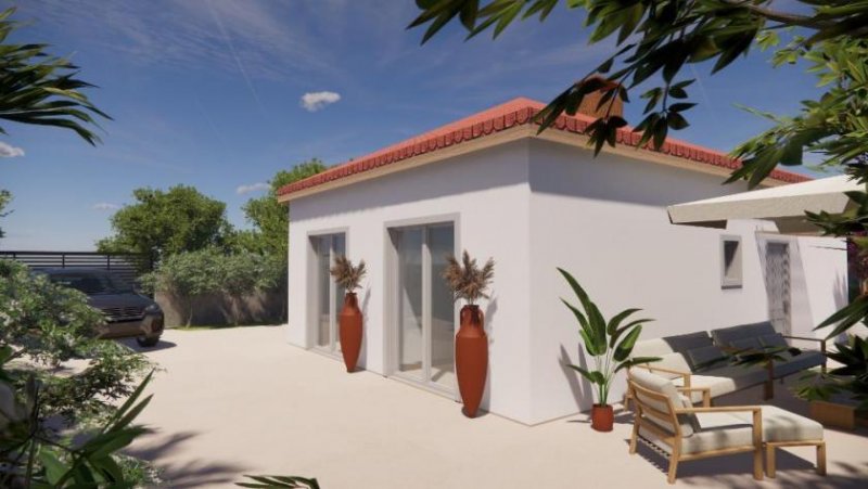 Ag. Triada bei Rethymno Kreta, Agia Triada: Villa mit privatem Pool und traumhaftem Bergblick zu verkaufen Haus kaufen